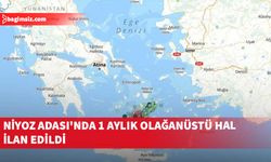 Ege Denizi'ndeki sismik hareketlilik nedeniyle Niyoz Adası'nda olağanüstü hal ilan edildi