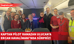 Kaptan pilot Ramazan Ulucan, Kıbrıs uçuşuyla gökyüzündeki görevine veda etti