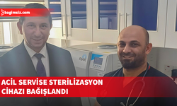 Dr. Burhan Nalbantoğlu Devlet Hastanesi acil servise sterilizasyon cihazı bağışlandı