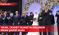 Cumhurbaşkanı Tatar, Cevdet Yılmaz’ın oğlunun nikah şahidi oldu