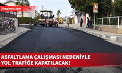 Şht. Mustafa A. Ruso Caddesi'nde hafta sonu asfaltlama çalışması yapılacak