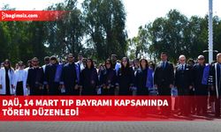 DAÜ, 14 Mart Tıp Bayramı kapsamında tören düzenledi