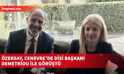 Özersay, Cenevre’de DİSİ Başkanı Demetriou ile görüştü