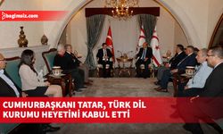 Cumhurbaşkanı Tatar, Türk Dil Kurumu heyetini kabul etti