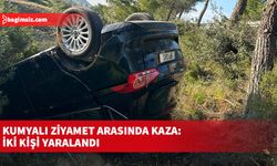 Kumyalı Ziyamet arasında kaza: Kazada iki kişi yaralandı