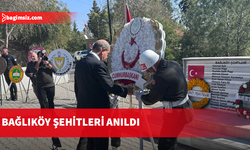 Bağlıköy Şehitliği’nde Şehitler için anma töreni düzenlendi