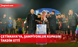 Cumhurbaşkanı Ersin Tatar, Futbol U16 Ligi final karşılaşmasını izledi