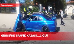 Girne'de trafik kazası...1 ölü, 15 yaşında 2 çocuk ağır yaralı