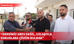 EL-SEN, KIB-TEK, Lefkoşa Bölge Amirliği Tesis Şube Bölümünde uyarı grevi yaptı