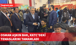 Türkiye Gençlik ve Spor Bakanı Bak, KKTC'den ayrıldı