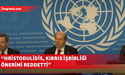 Cumhurbaşkanı Tatar, Cenevre'de gerçekleşen  gayriresmi Kıbrıs konferansı sonrası açıklamalarda bulunuyor...