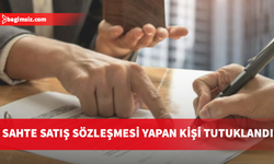 Sahte satış sözleşmesiyle 21 bin sterlin para temin eden kişi tutuklandı