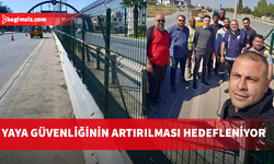 Lefkoşa-Güzelyurt Anayolu İrmar Market bölgesinde 2,5 KM’lik bariyer yapımı tamamlandı