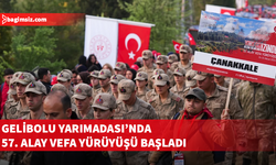 Çanakkale Zaferi'nin 110. yılı: 57. Alay Vefa Yürüyüşü başladı