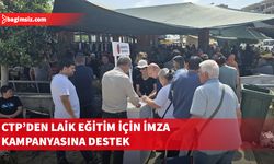 CTP Lefkoşa İlçesi'nden laik eğitim için imza kampanyasına destek