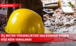 Tatlısu’da iş kazası: Üç metre yükseklikteki balkondan düşen kişi ağır yaralandı