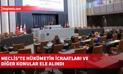 Meclis'te hükümetin icraatları ve diğer konular ele alındı