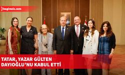 Tatar, Yazar Gülten Dayıoğlu’nu kabul etti