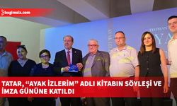 Tatar, “Ayak İzlerim” adlı kitabın söyleşi ve imza gününe katıldı