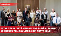 Tatar Tekerlekli Sandalye Dans Milli Takımı sporcusu Yeliz Güllü ile bir araya geldi