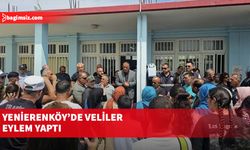Yenierenköy’de veliler eylem yaptı