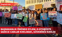 Başbakanlık önünde eylem: O otobüste sadece camlar kırılmadı, güvenimiz kırıldı