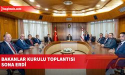 Bakanlar Kurulu toplantısı sona erdi
