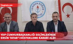 YDP Cumhurbaşkanlığı seçimlerinde Ersin Tatar’ı destekleme kararı aldı