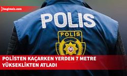 Polisten kaçarken ikinci kattan atladı, yaralandı