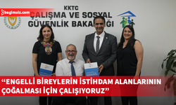 Gardiyanoğlu, Kıbrıs Türk Ortopedik Özürlüler Derneği heyeti ile görüştü