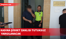 Ercan Havalimanın'da kadına şiddet : Zanlı teminata bağlandı