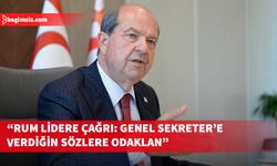 Cumhurbaşkanı Tatar: “Rum liderliğinin saldırgan siyasetine karşı yoğun bir diplomasi yürütüyoruz”