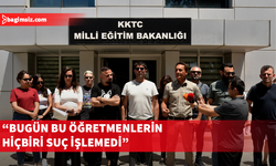 KTOEÖS, Bekirpaşa Lisesi'ndeki sınavlarla ilgili Bakanlık önünde açıklama yaptı...