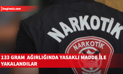 Araçlarında 133 gram yasaklı madde bulunan 4 kişi tutuklandı