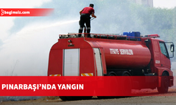Pınarbaşı'nda 6 dönüm arazi yandı