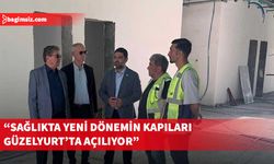 Başbakan Üstel Güzelyurt Devlet Hastanesi inşaatını inceledi