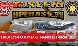 Lefkoşa ve Girne'de "Tanyeri Operasyonu" : Satışa hazır yasaklı maddeler ele geçirildi