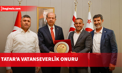 Milli İradeye Saygı Platformu'ndan Tatar'a tam destek ve "Vatanseverlik Plaketi"