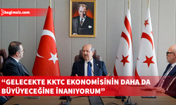 Cumhurbaşkanı Tatar, Kıbrıs Türk Ticaret Odası Başkanı Deniz ve heyetini kabul etti