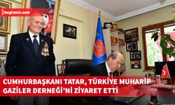 Cumhurbaşkanı Tatar, Türkiye Muharip Gaziler Derneği Trabzon şubesini ziyaret etti