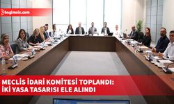 Meclis İdari Komitesi toplandı: İki yasa tasarısı ele alındı