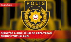 Girne’de alkollü halde kaza yapan sürücü tutuklandı