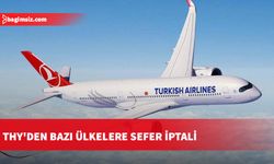 THY'den bazı ülkelere sefer iptali