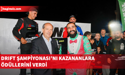 Tatar, Drift NEU Kuzey Kıbrıs Drift Şampiyonası’nın ödül törenine katıldı