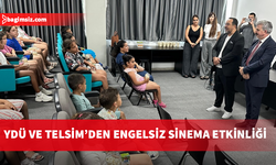 Engelsiz Sinema Salonu ve Aktivite Merkezi’nde animasyon film gösterimi yapıldı