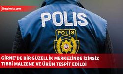 Girne’de bir güzellik merkezinde izinsiz botoks uygulaması yapmak için kullanılan tıbbi malzeme ve ürün tespit edildi