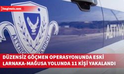 İngiliz üs polisi ile Rum polisinden ortak göçmen operasyonu
