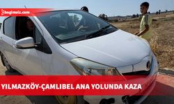 Yılmazköy-Çamlıbel ana yolunda kaza...1 yaralı