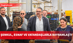 Şenkul, Çarşamba Pazarı esnafı ve vatandaşın bayramını kutladı