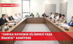 Sabıka Kaydına Silme Düzenlemesi Meclis'te Ele Alındı